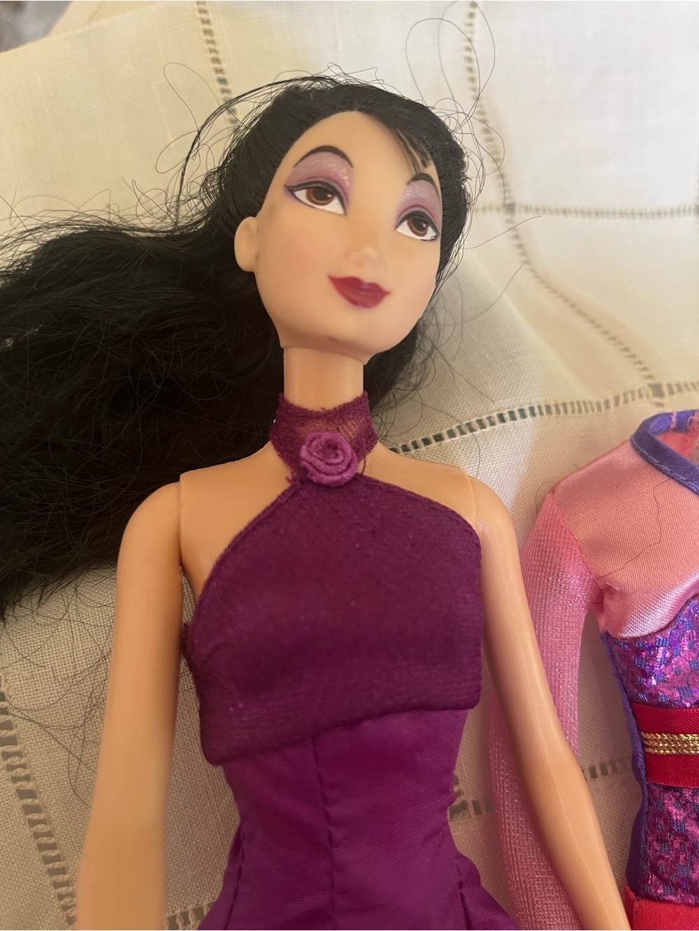 Mulan Mattel Doll 11.5” 2 Outfits